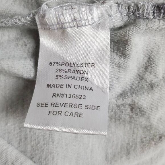 Departwest Men’s L Gray Blue Raglan Baseball Tee Long Sleeve Casual - Picture 6 of 7